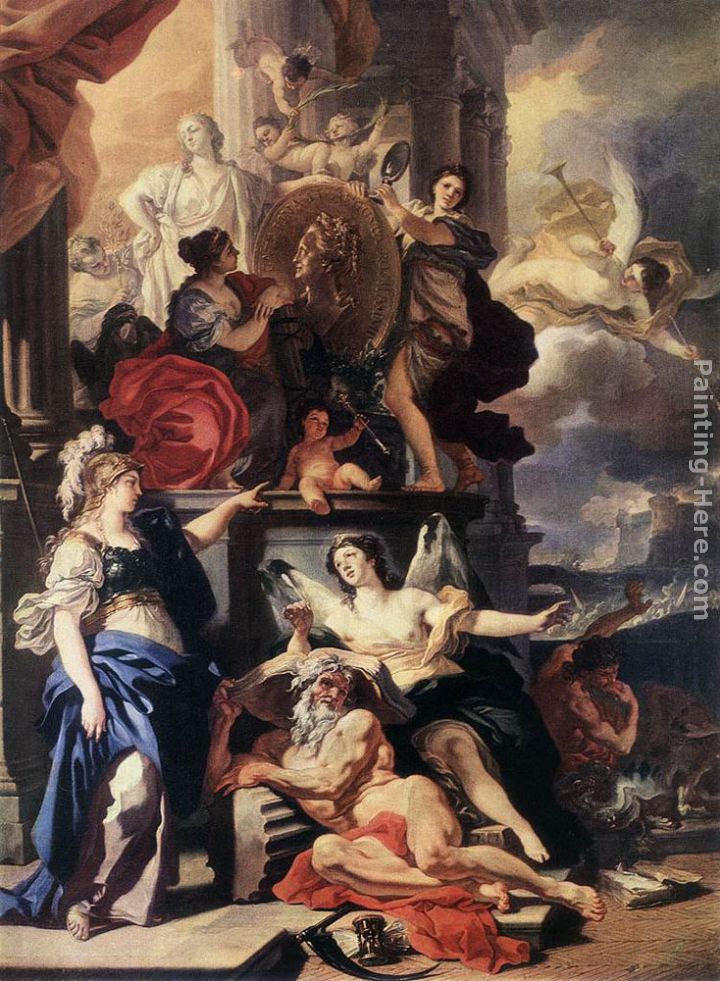 Allegory of Reign painting - Francesco Solimena Allegory of Reign art painting